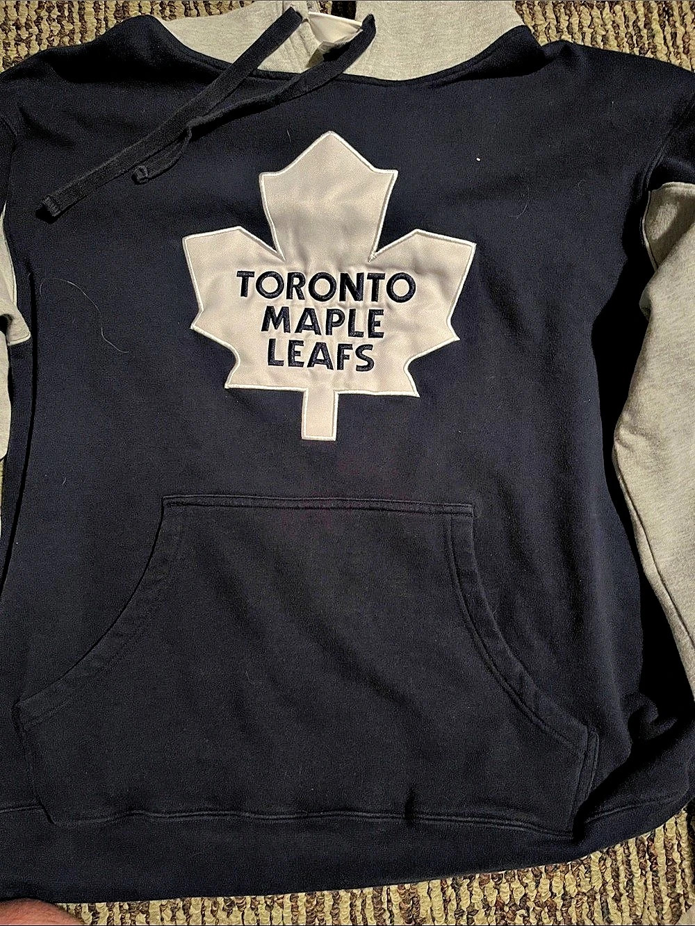 Toronto Maple Leafs Hoodie in Blue and Gray